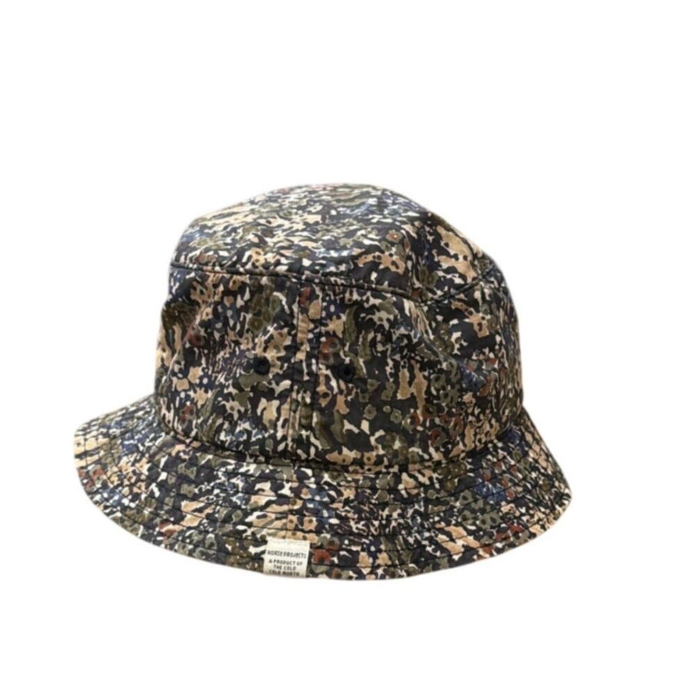 Norse Projects x Liberty London Bucket Hat Ivy Green Floral Camo USA Made S/M